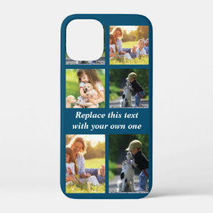 Personaliseer foto collage en tekst Case-Mate iPho iPhone 12 Mini Hoesje