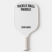 Personaliseer gepersonaliseerde Pickleball Paddle (Achterkant)