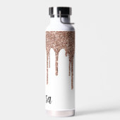 Personaliseer Glitter Drip Waterfles (Links)