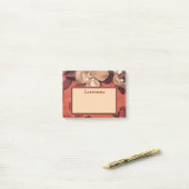 Personaliseer GOLD GILD floral met afbeelding van  Post-it® Notes (Op bureau)