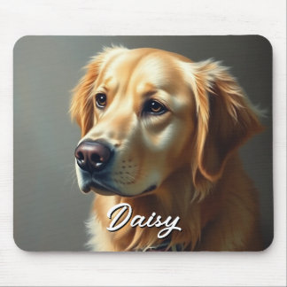 Personaliseer Golden Retriever Muismat