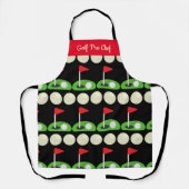 Personaliseer Golf Pro Chef All-Over Print Schort (Voorkant)