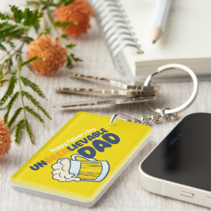 Personaliseer Grappige Ongelooflijke Pap Sleutelhanger