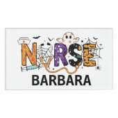 Personaliseer Halloween Nurse Naambadge (Voorkant)