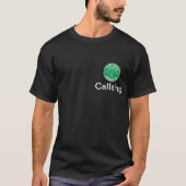 Personaliseer Ham Radio CQ DX operator groen T-shirt (Voorkant)