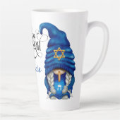 Personaliseer Hanukkah Gnomes Latte Mok (Rechts)