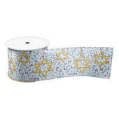 Personaliseer HANUKKAH Hebreeuwse Vatin Ribbon Lint (Spoel)