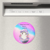 Personaliseer Happy Easter magneet (Insitu (Vaatwasser))