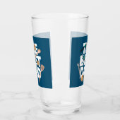 Personaliseer Happy Vaderdag | De beste vader-donk Glas (Links)