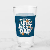 Personaliseer Happy Vaderdag | De beste vader-donk Glas (Voorkant)