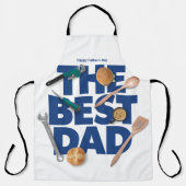 Personaliseer Happy Vaderdag | De beste vader Schort (Voorkant)