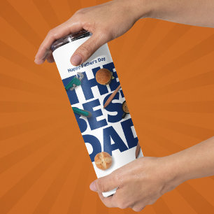Personaliseer Happy Vaderdag De beste vader Thermosbeker