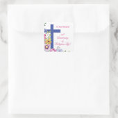 Personaliseer het 50e Jubileum Nun Religieuze Leve Vierkante Sticker (Tas)