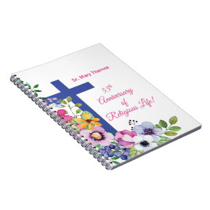Personaliseer het 55e Jubileum Nun Religious Life Notitieboek