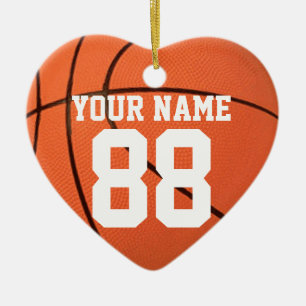 Personaliseer het, Basketball Keramisch Ornament