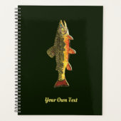 Personaliseer het! Brook Trout Fish Planner (Voorkant)