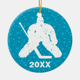 Personaliseer het, Hockey Goalie Keramisch Ornament
