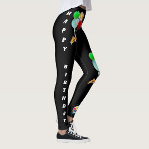 Personaliseer het Jubileum van de Ballon Birthday Leggings