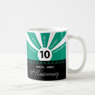 Personaliseer, het Jubileum van de Werknemer van Koffiemok
