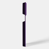 Personaliseer het Keep Calm Jouw tekst Paarse Stri iPhone Hoesje (Rechterkant)