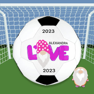 Personaliseer het liefdesbrood met het Paarse hart Voetbal