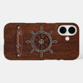 Personaliseer het! Nautisch schuurwiel Case-Mate iPhone Case (Achterkant (horizontaal))
