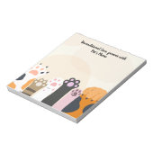 Personaliseer het Notitieblok van uw huisdierenlie (Gedraaid)