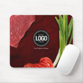 Personaliseer het thema van het steak-restaurant muismat (Met muis)