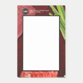 Personaliseer het thema van het steak-restaurant post-it® notes (Voorkant)