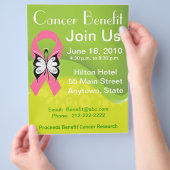 Personaliseer het voordeel van de Fundraising van Flyer (Hand)