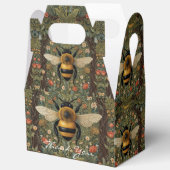 Personaliseer hommel botanische bloemen bedankdoosjes (Open)