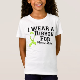 Personaliseer ik een Lime Green Ribbon Draag T-shirt