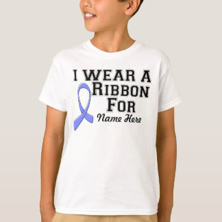 Personaliseer ik een Periwinkle Ribbon Draag T-shirt