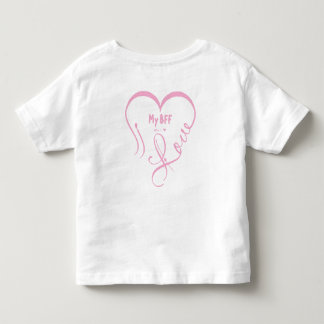 Personaliseer Ik hou van mijn BFF • Jij = ♥ Kinder Shirts