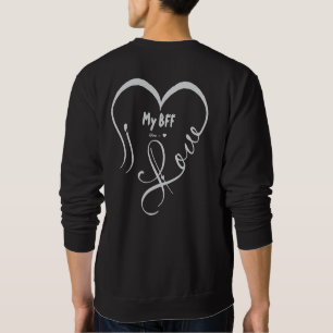 Personaliseer Ik hou van mijn BFF • Jij = ♥ Trui