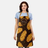 Personaliseer Je Eigen Challah Patroon Bakkerij Schort (Gedragen)