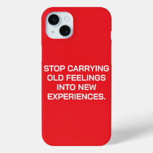 PERSONALISEER JE EIGEN CITATEN STIJLVOL MODERN MIN iPhone 15 MINI HOESJE