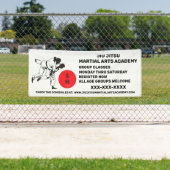 Personaliseer Jiu Jitsu Martial Arts School Busine Spandoek (Insitu)
