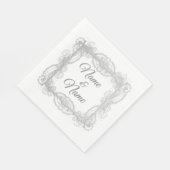 Personaliseer Jubileum, bruiloft, speciale gelegen Servet (Hoek)