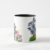 Personaliseer Juli Geboorte Bloemen & Steen Mok (Midden)