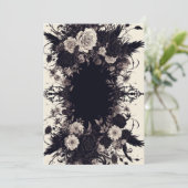 Personaliseer Kaart - Gotisch - Blank Sjabloon (Staand voorkant)