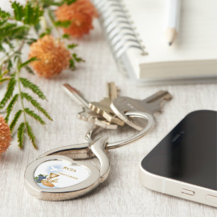 Personaliseer, Katholiek Sacrament RCIA Congrats Sleutelhanger