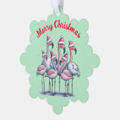 Personaliseer Kerst Kaart Ornament (Links)