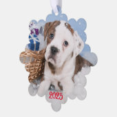 Personaliseer Kerst Kaart Ornament (Links)