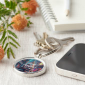 Personaliseer Kerstmis sleutelhanger (Zijkant)