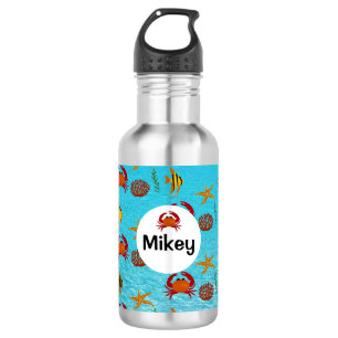 Personaliseer Kids Onderwater met Vissen  Waterfles
