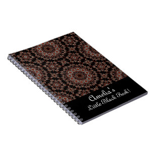 Personaliseer koperen en Rozen gouden Mandala Dot Notitieboek
