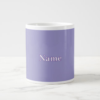 Personaliseer lavendel met naam extra grote beker