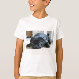 Personaliseer leuke zwarte Pug Puppy accessoires n T-shirt