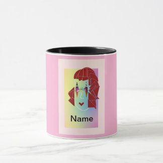 Personaliseer LT Pink Glare Fun Mok